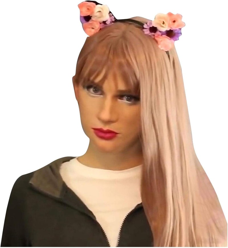 woobles Women's Skin Face-Masks, Super Soft Latex Beaty Women Face-Masks, Costume Party - Image 3